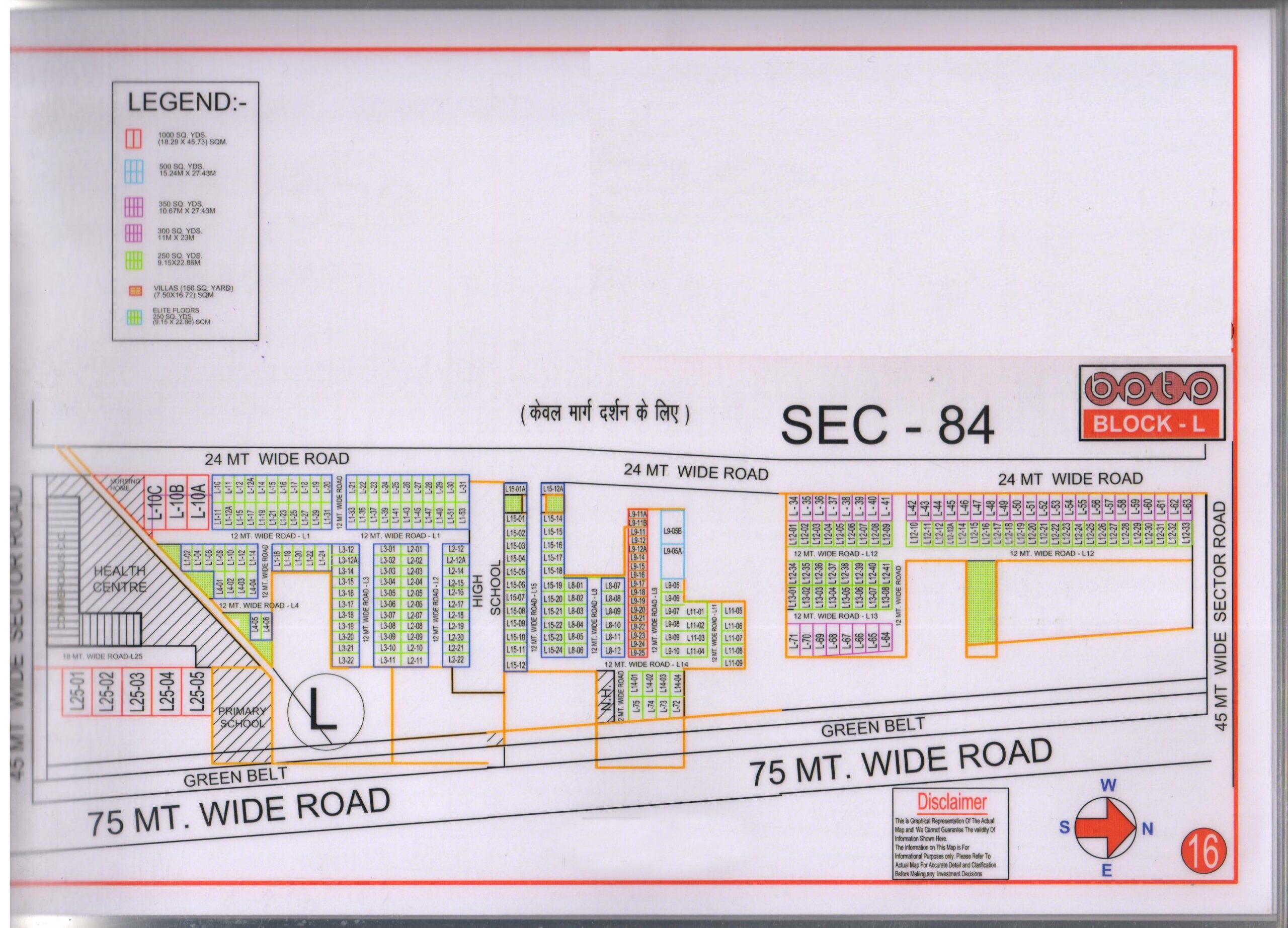 BPTP L Block Map