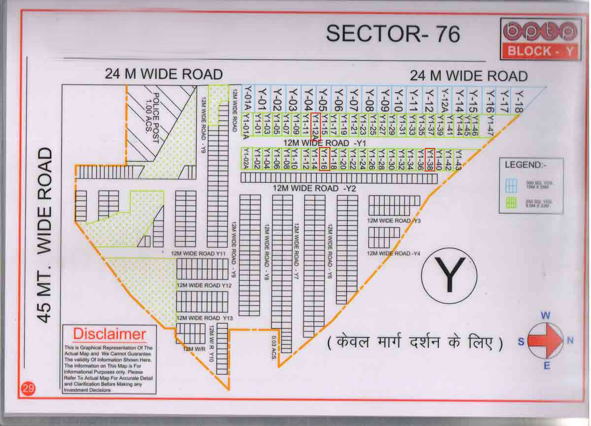 BPTP Y Block Map