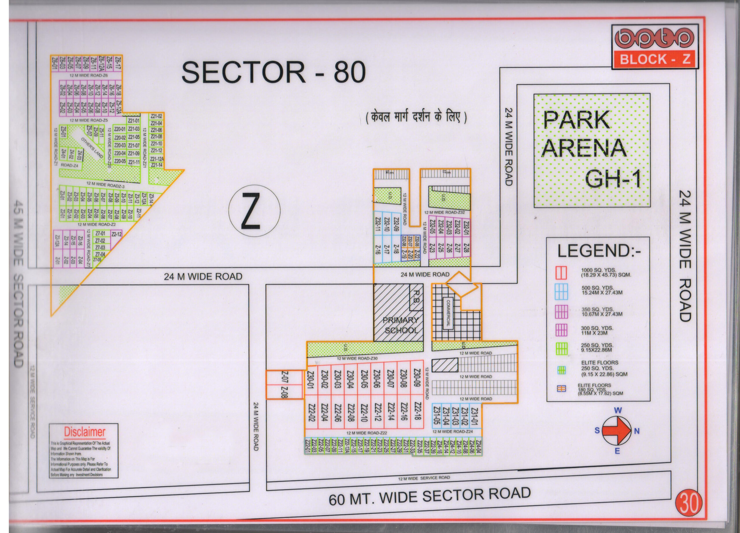 BPTP Z Block Map